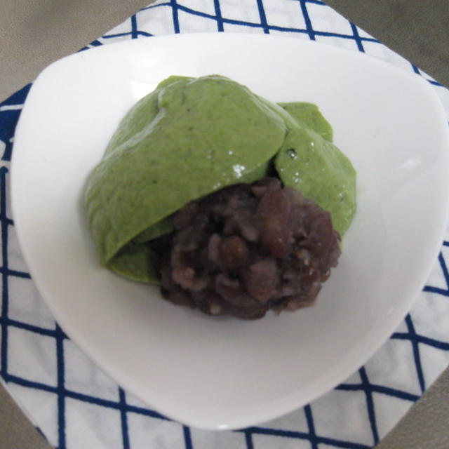 卵・乳製品不使用「抹茶プリン」　by Brown　（７／１１）