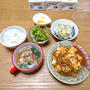 『麻婆豆腐と甘酒中華風スープ』