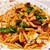 椎茸＆ソーセージの全粒粉ペンネ♪ Whole Wheat Penne with Shiitake