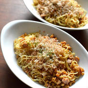 男子ごはんの10分で出来る「納豆焼きそば」が簡単おいしい♪
