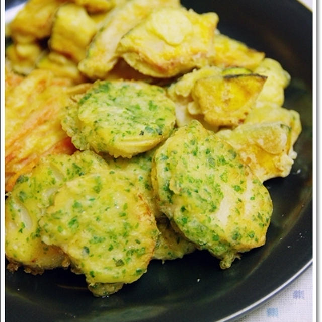 【　たけのこ磯辺揚げ　】