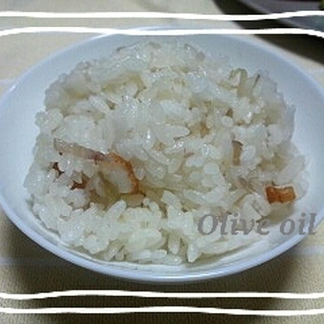 ミョウガの炊き込みご飯