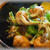 セロリと豆苗の肉団子クリーム煮