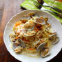 クラムチャウダー風ワンポットパスタ
