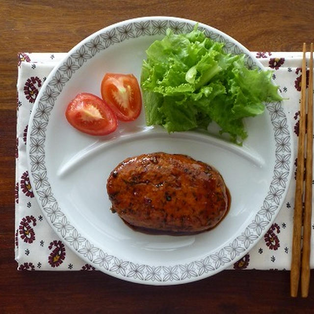 れんこんシャキシャキ豆腐ハンバーグ