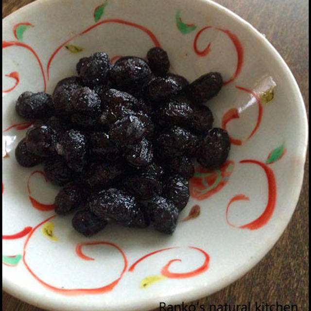 おせちの黒豆で甘納豆☆チョコロール