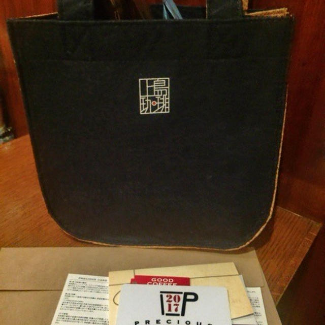 購入しました 上島珈琲店 HAPPY BAG 2017 福袋 12月27日から販売