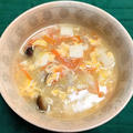 豆腐と野菜の中華風かき玉スープ
