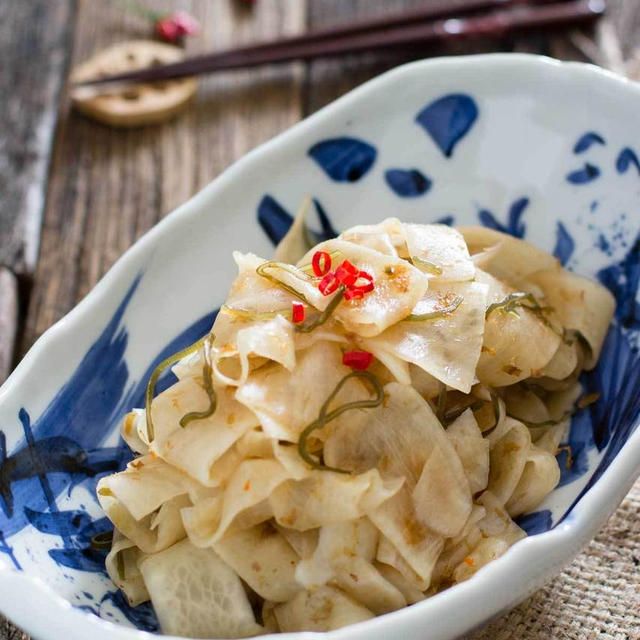 Aunt Keiko’s Pickled Daikon Radish