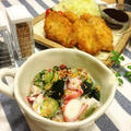 補助券の使い道はデブエット。 と 基本の和食シリーズ‼︎息子も食べる♪我が家の酢の物♡