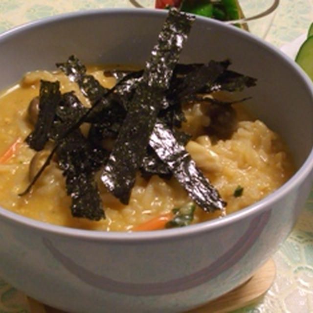 お気軽ひとりランチ♪生姜坦々スープご飯☆