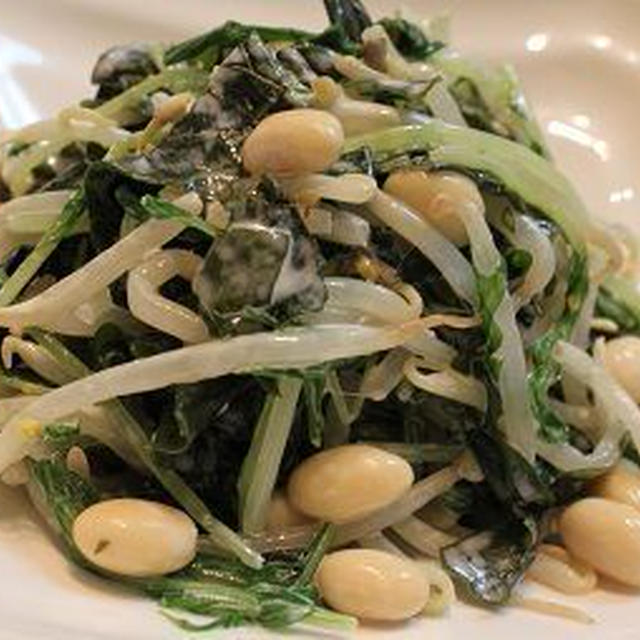 わかめと大豆のサラダ