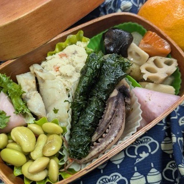 クリちゃんお別れの日で～軽くで夫のお弁当159