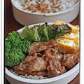 * 【簡単弁当】 朝慌てて作った 「即席焼き肉風弁当」 夫さん弁当編。 by 美奈子。さん