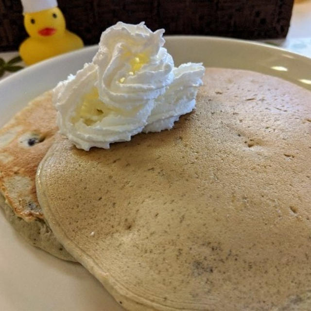 ブルーベリーヨーグルトホットケーキのレシピ