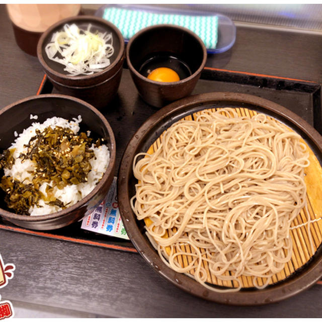 立ち蕎麦行脚「ゆで太郎南砂店の朝食Bセット」