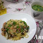 ☆鮭＆菜の花の豆乳クリームパスタ☆