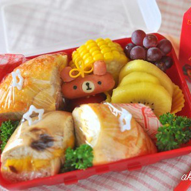 ベーグルサンドのお弁当