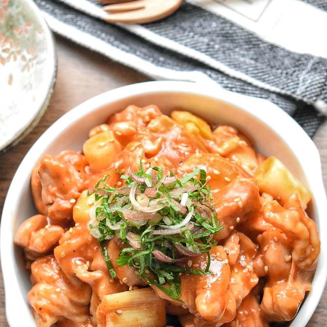 【ヤンニョムレシピ】レンジde簡単♫激うま！ヤンニョムチキン♡レシピあり♡