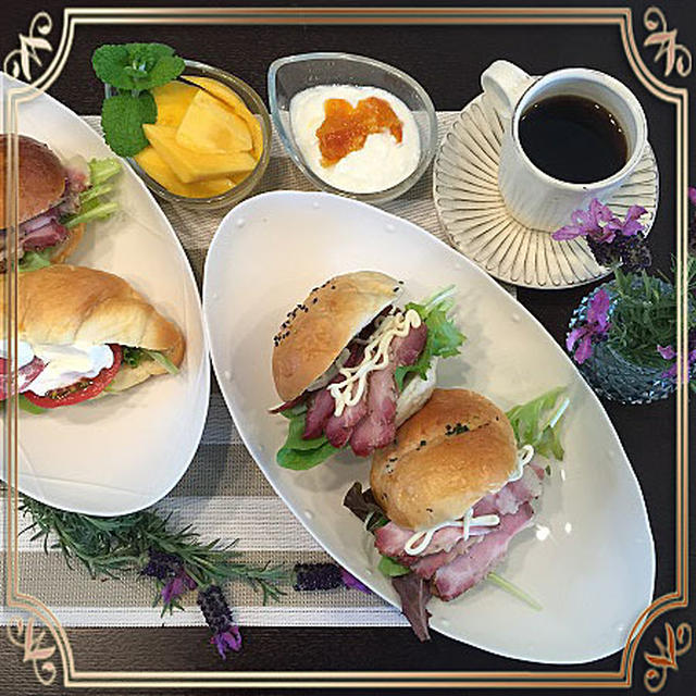 手作りスモークハムでブランチ～♪♪