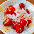 【過去レシピ】和えるだけで簡単♡トマトとしらたきの酢の物