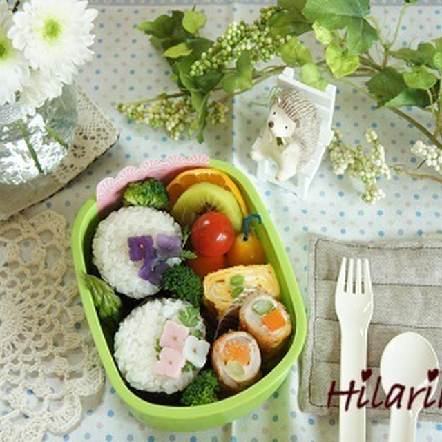 あじさいの梅雨弁当♪～市民講座にて～