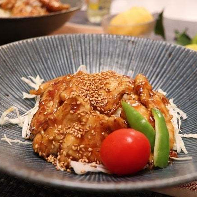 ★丼レシピ・鶏むね蒲焼き丼・#私のごはん