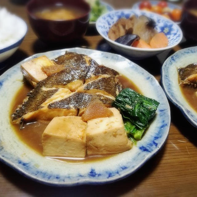 【家ごはん/献立】 煮魚で和食ごはん２日分 * ゲンゲとヒラメの煮付