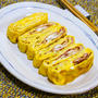 とろ〜りカリッと食感の「ベーコンチーズ玉子焼き」&「この日の食卓は」