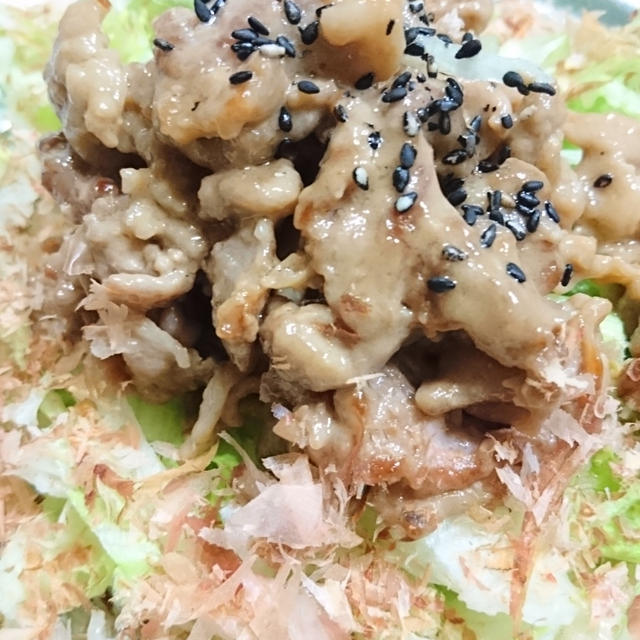 豚の唐揚げ漬け込みごまだれ