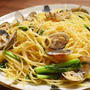 簡単！「あさりと 菜の花のパスタ」