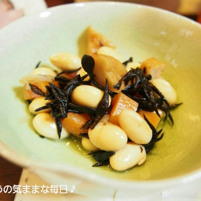 シリーズ常備菜☆大豆とひじきの煮物とデジャブな光景