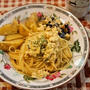 簡単で栄養満点！愛情入り食べ応え◎のきのこパスタ