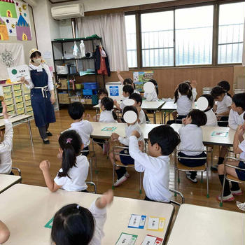 三鷹若葉幼稚園さま食育レッスン「味覚について」