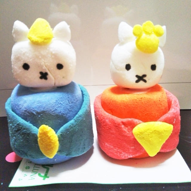 ハンドメイド☆予算30円で作る紙粘土のお雛様