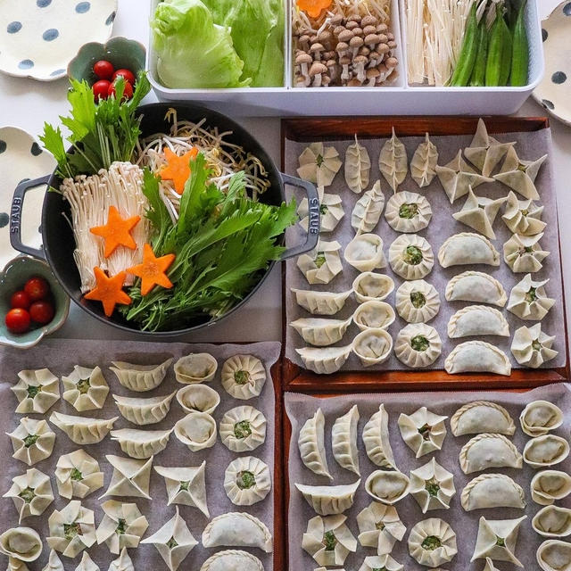 いろいろな餃子の包み方