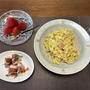 孫のランチと夕飯のお鍋
