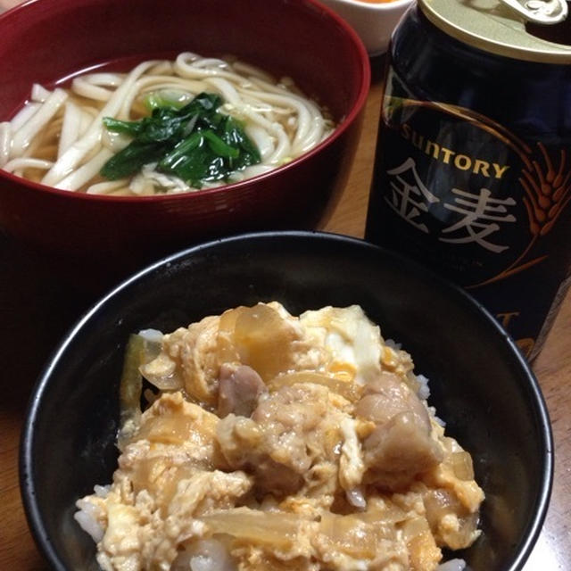 ウチの夜ご飯！親子丼セット♪