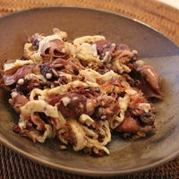 スパイス大使♪ほたるいかと湯葉の花椒和え☆彡