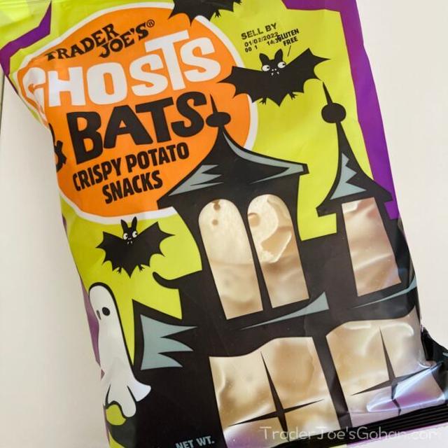 トレジョ　おばけとこうもりのポテトチップス　Trader Joe’s Ghosts and Bats Crispy Potato Snacks