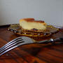 ベイクドチーズケーキ。
