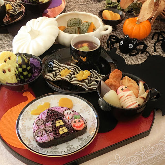 和食でハロウィン★新作飾り巻き寿司
