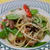 絹さやと椎茸のパスタペペロンチーノ
