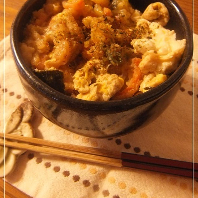 5分でかき揚げ丼！ﾎﾝﾄだよ～