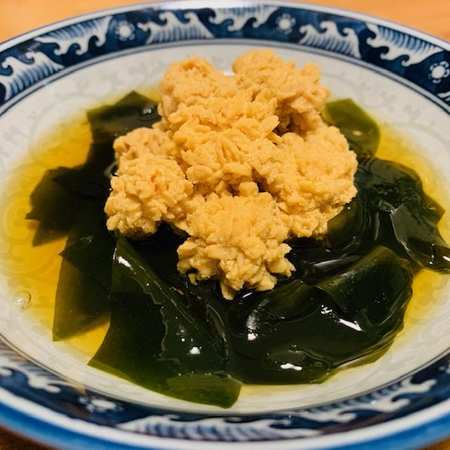 鯛の子とわかめの炊いたん