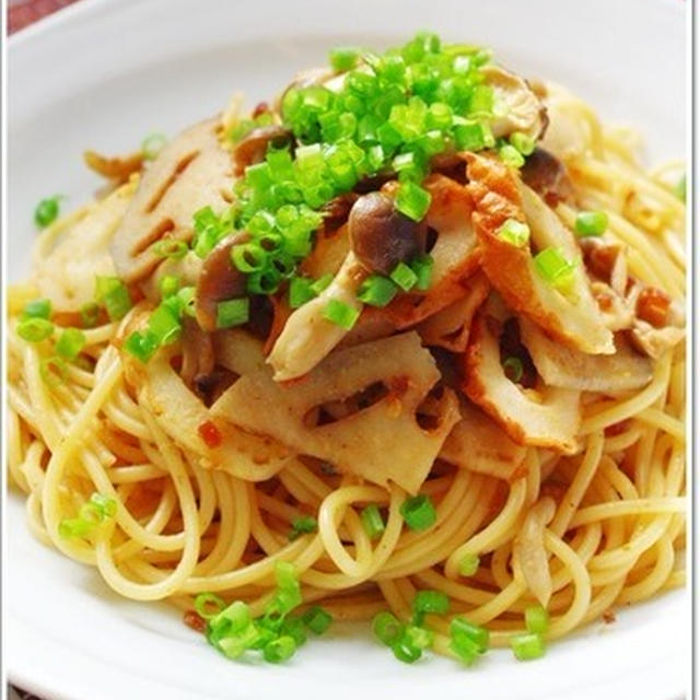 イチビキさんの献立いろいろ肉みそで☆みそパスタ♪