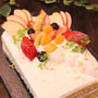 甘カフェ☆花子２歳お誕生日ケーキ・おめでとう♬