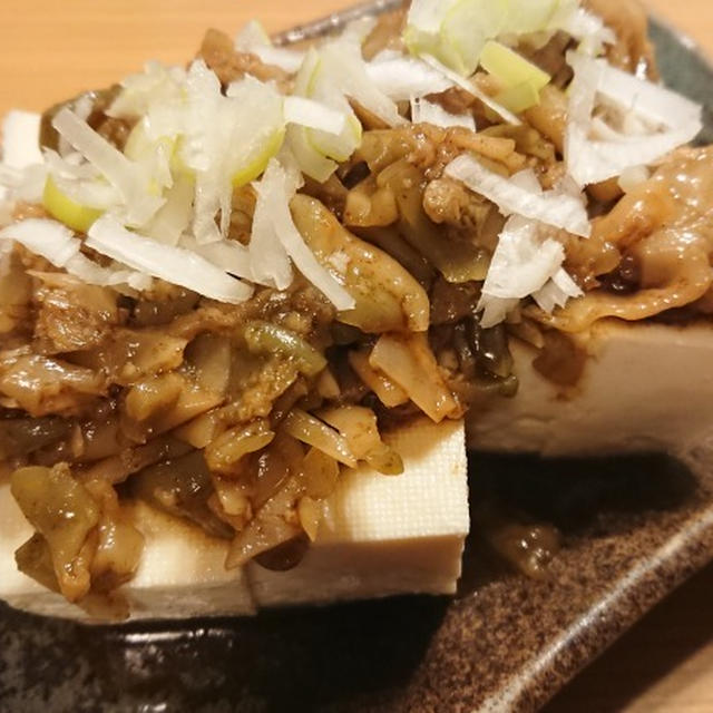 酒が進んで仕方がない、超速で作れる搾菜豆腐