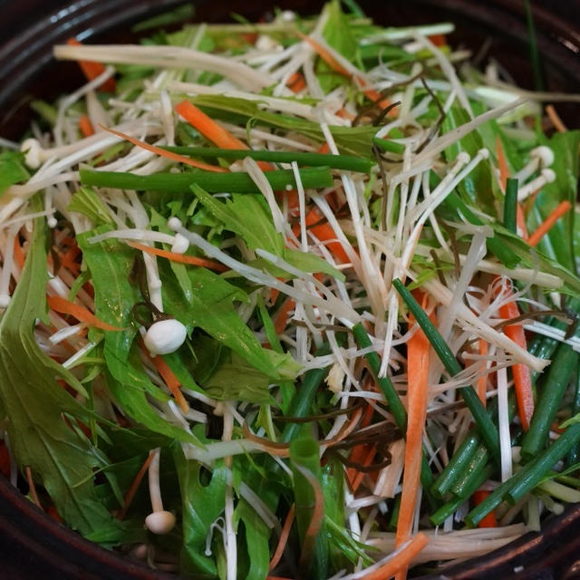 野郎飯流：しゃぶしゃぶのための基本野菜セット