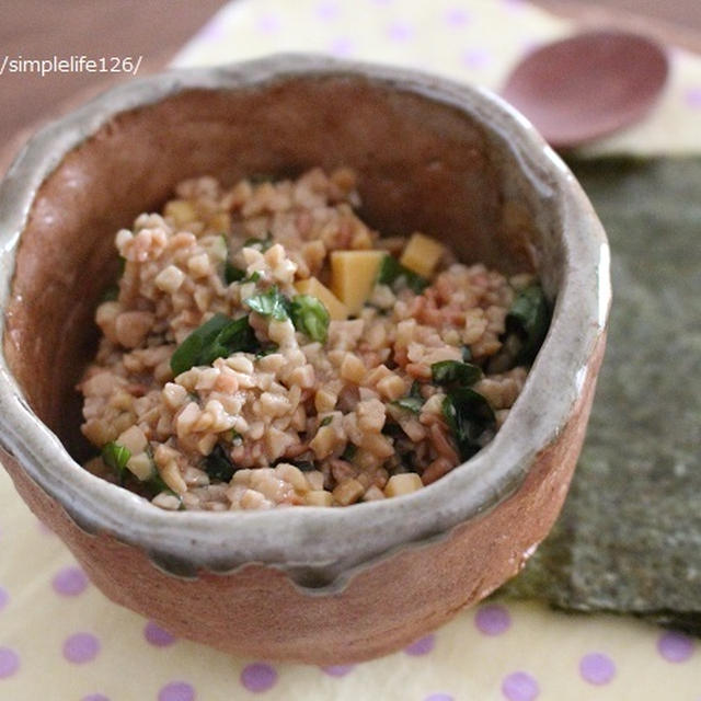 混ぜるだけおつまみ！納豆にバジル！？これが何のお酒にも合う～